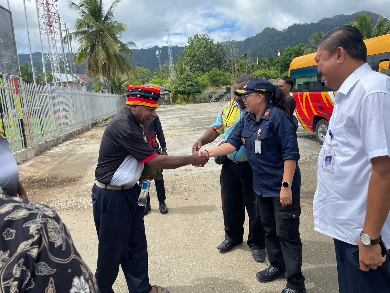 Sambangi PLBN Skouw, Delegasi Kementerian Pemasyarakatan PNG Tinjau Fasilitas Sapras