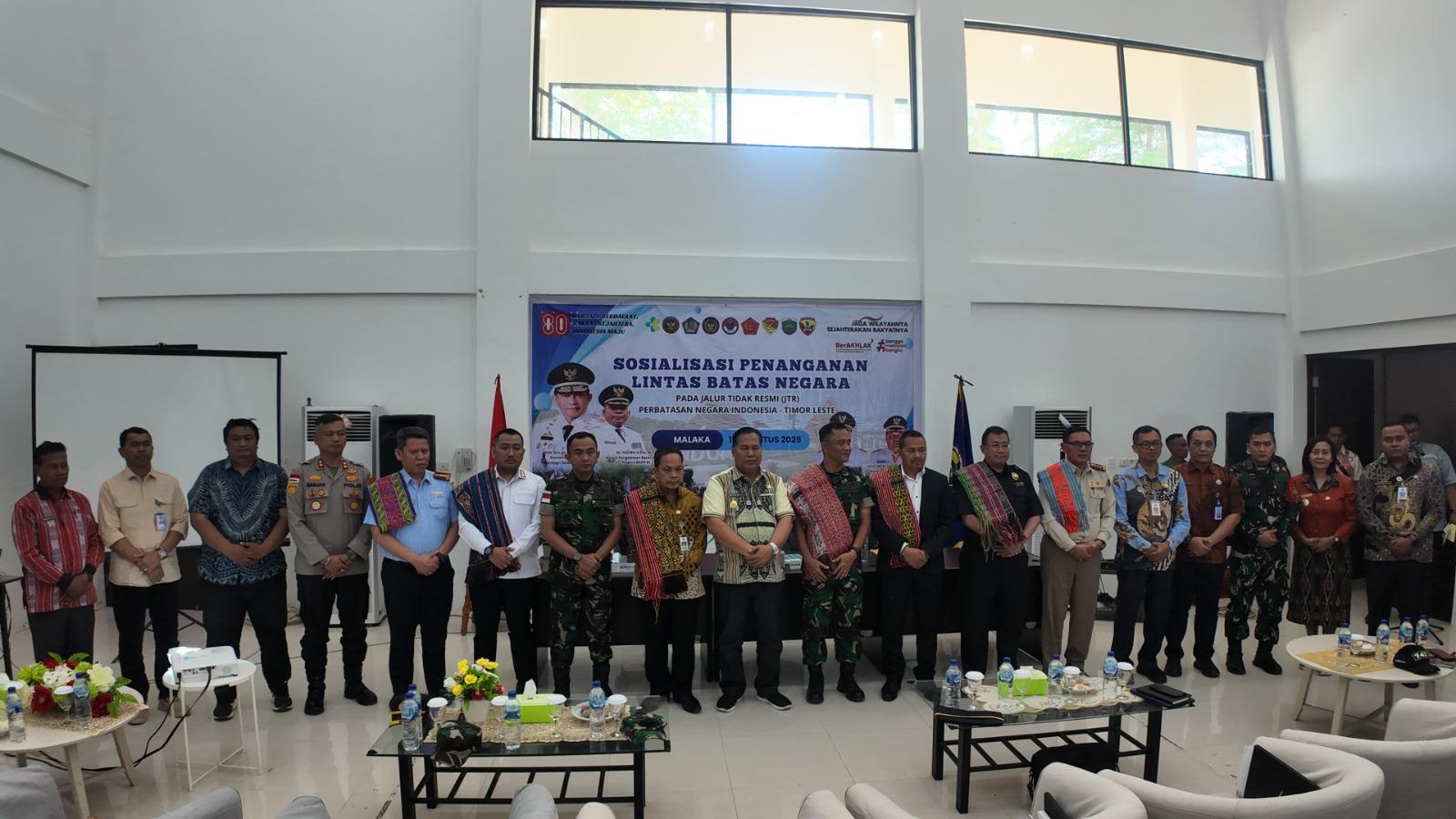 BNPP RI Sosialisasikan Penanganan Jalur Tidak Resmi di Perbatasan Indonesia–Timor Leste