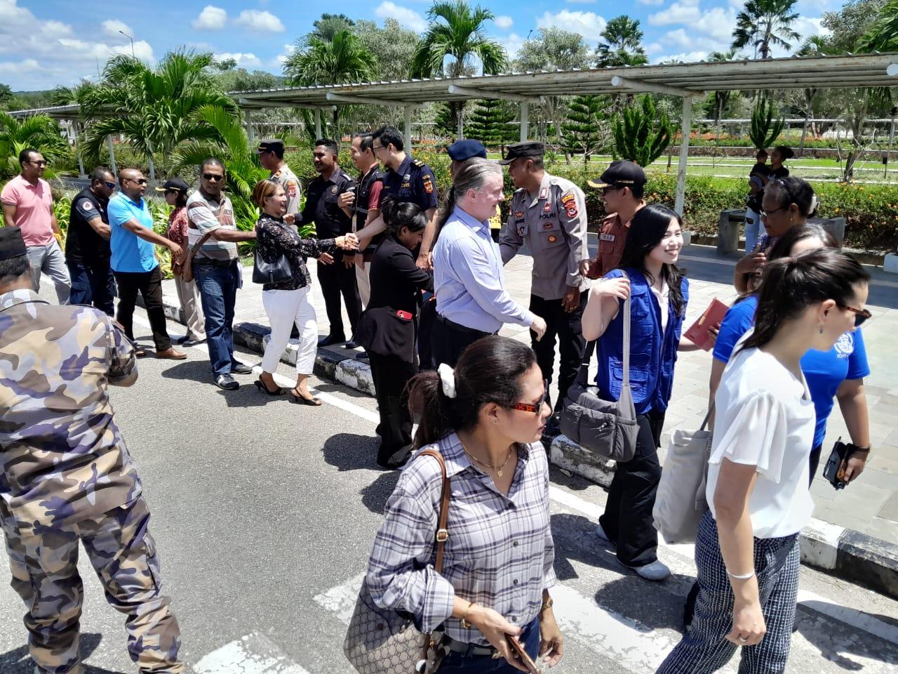 PLBN Motamasin Jadi Titik Strategis Perlintasan Rombongan Dirjen Imigrasi Timor Leste