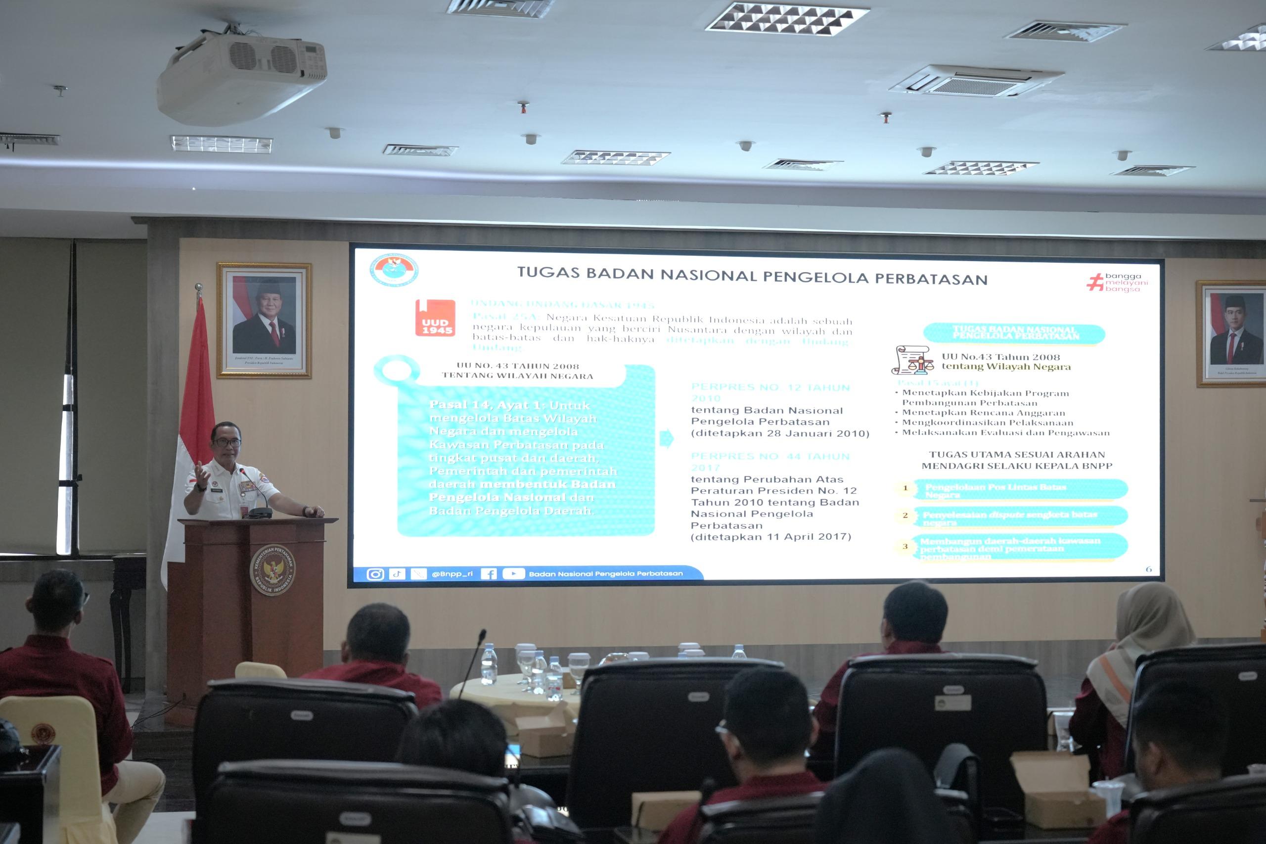 Sekretaris BNPP RI Ajak BARAMUDA-08 Perkuat Bela Negara dan Kemandirian di Kawasan Perbatasan