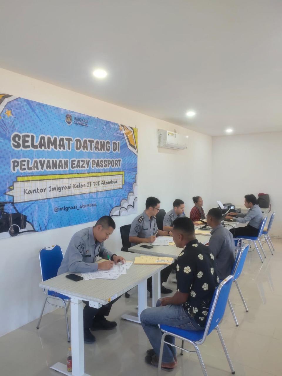 PLBN Napan Fasilitasi Layanan Eazy Passport untuk Masyarakat Perbatasan RI-RDTL