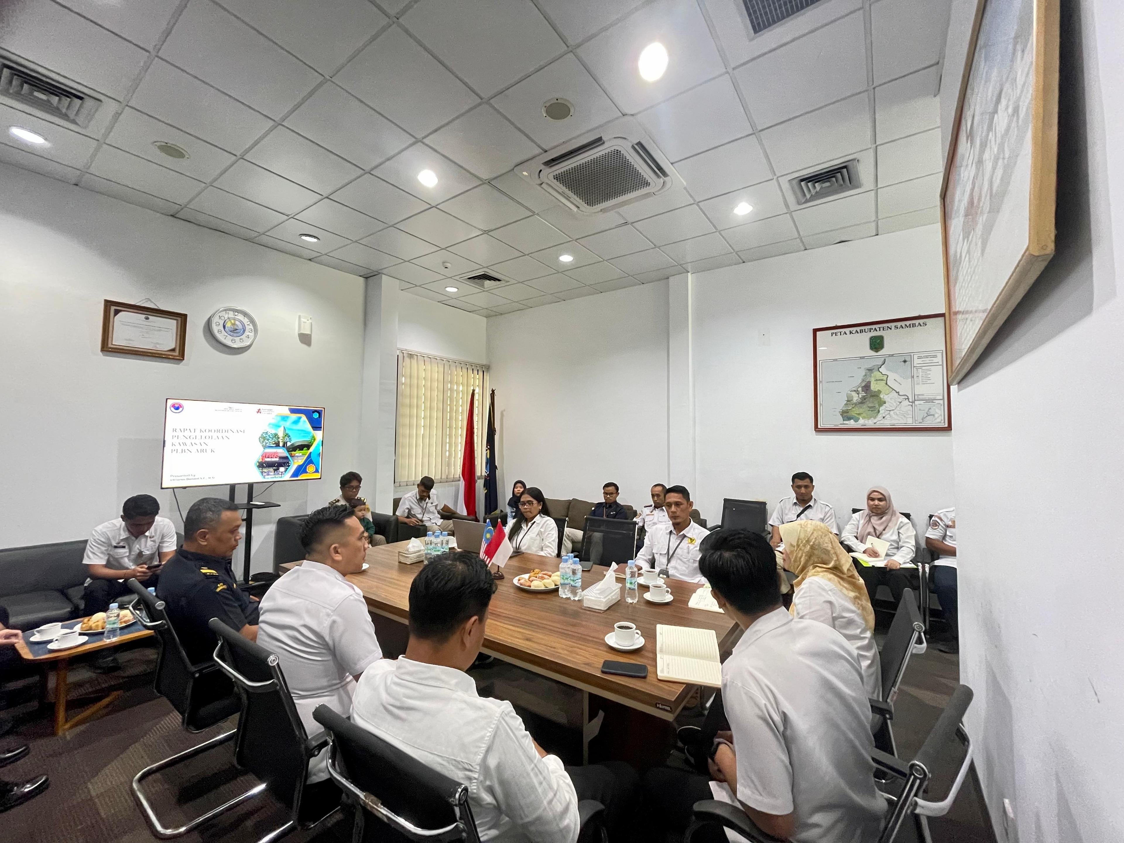 PLBN Aruk Perkuat Koordinasi Lintas Instansi untuk Optimalkan Pelayanan dan Pengawasan Perbatasan Negara