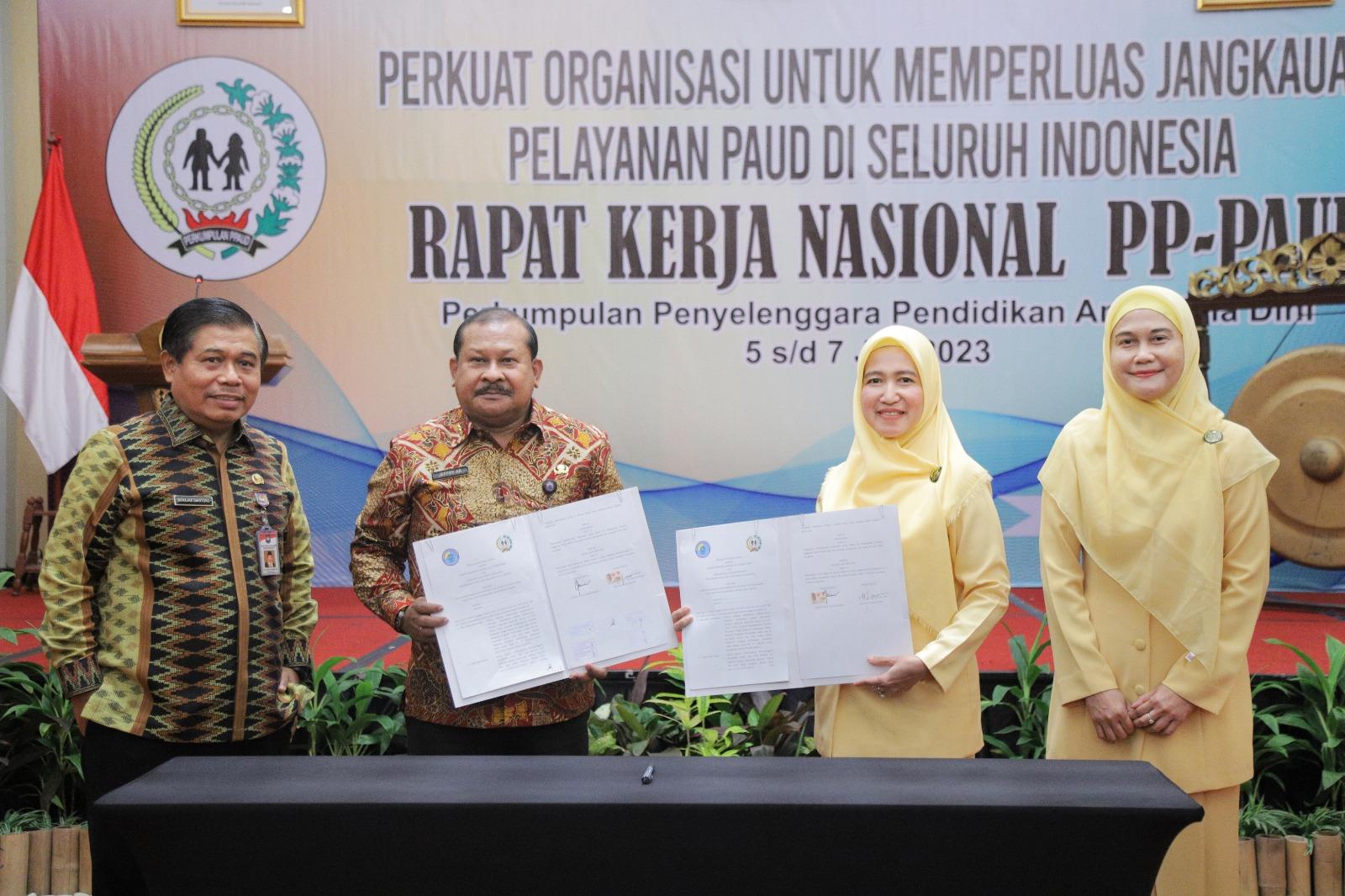 BNPP dan PP-PAUD Teken Kerja Sama Peningkatan PAUD di Kawasan Perbatasan Negara