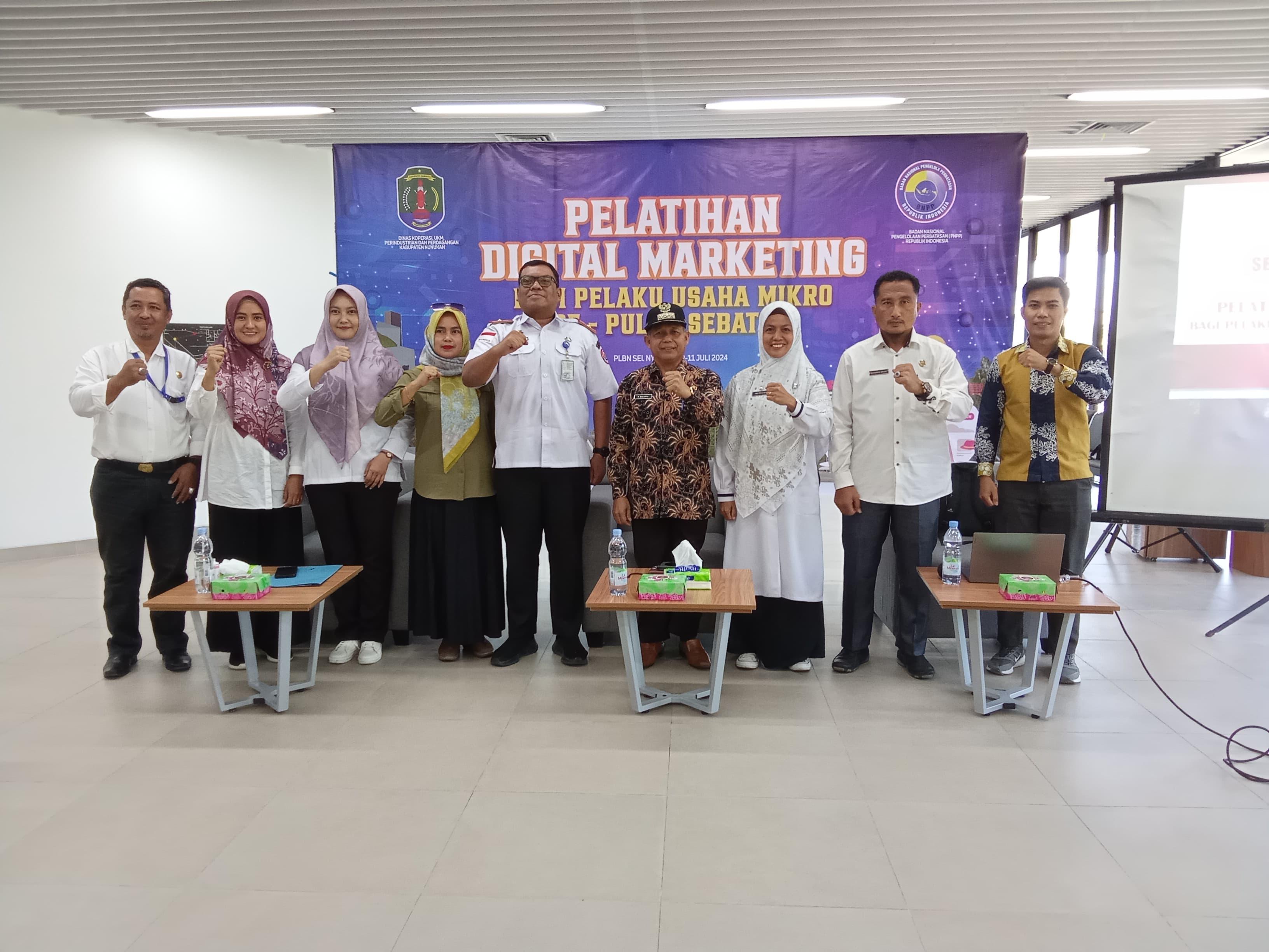 PLBN Sei Nyamuk Gandeng Pemkab Nunukan Gelar Pelatihan Digital Marketing untuk Pelaku UMKM Se-Pulau Sebatik