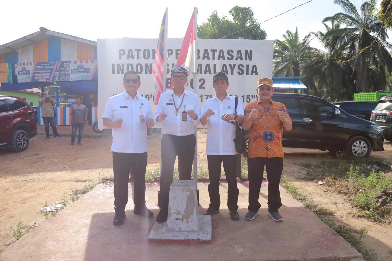 Sekretaris BNPP RI Tinjau PLBN Sebatik, Penyelesaian Patok Batas dan Pembenahan Pelabuhan Jadi Sorotan