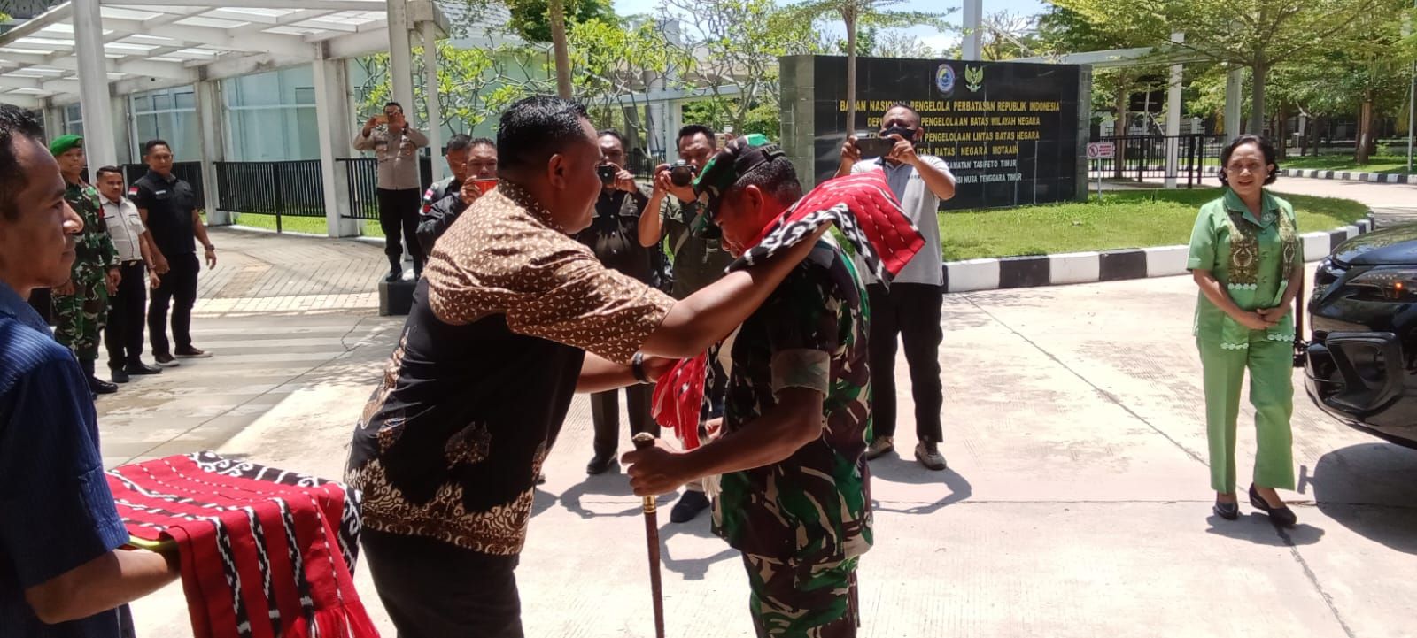 Danrem 161/WS Kunjungi PLBN Motaain, Isu Prosedur Perlintasan Antarnegara Jadi Pembahasan