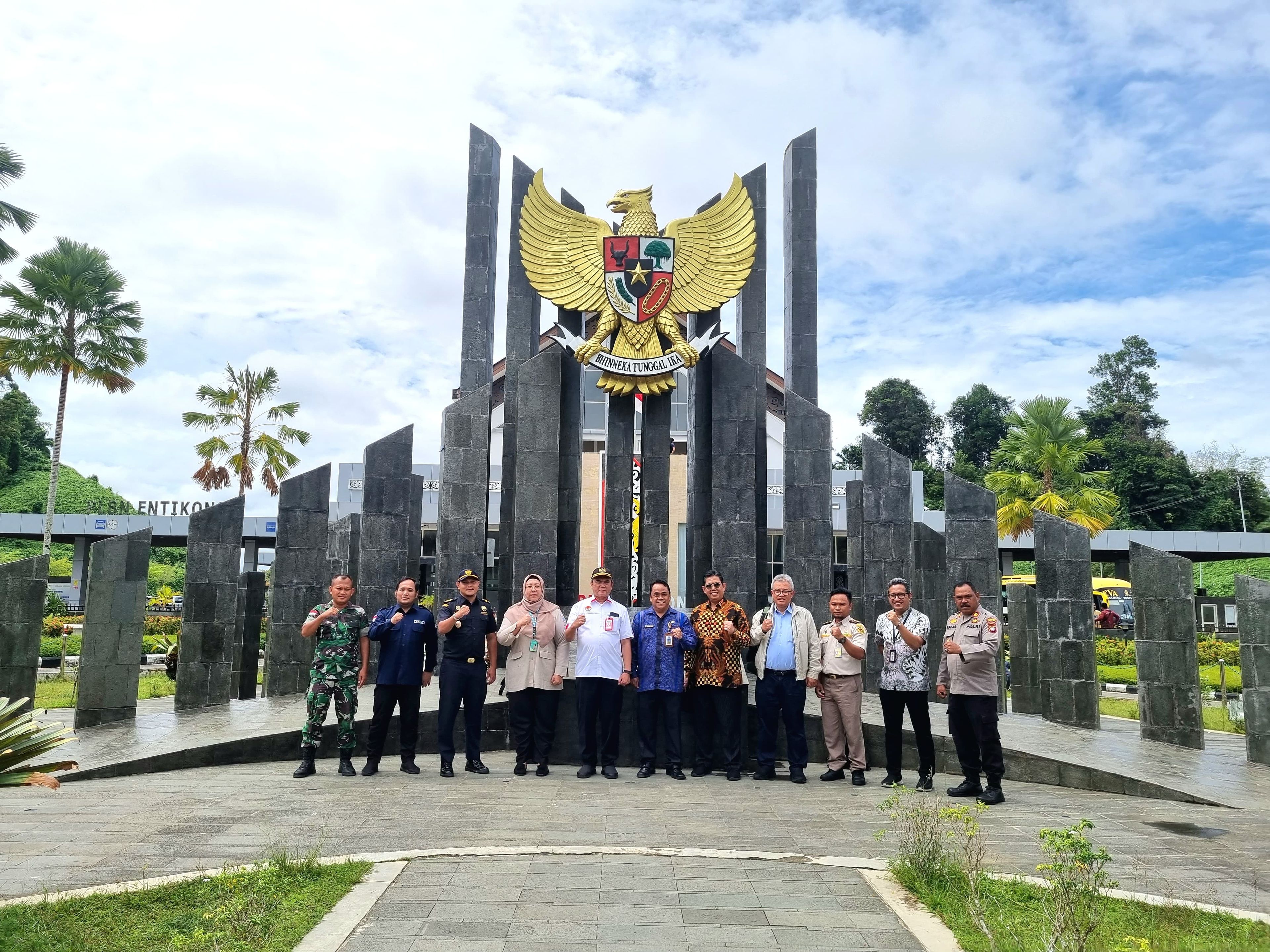 PLBN Entikong Terima Kunjungan KBRI Bandar Seri Begawan, Bahas Teknis Pelindungan PMI