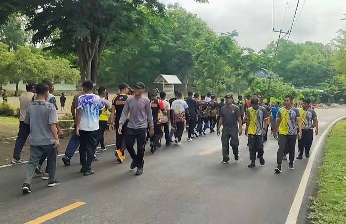 Jalan Sehat di PLBN Napan, Sinergi Lintas Instansi untuk Perkuat Perbatasan