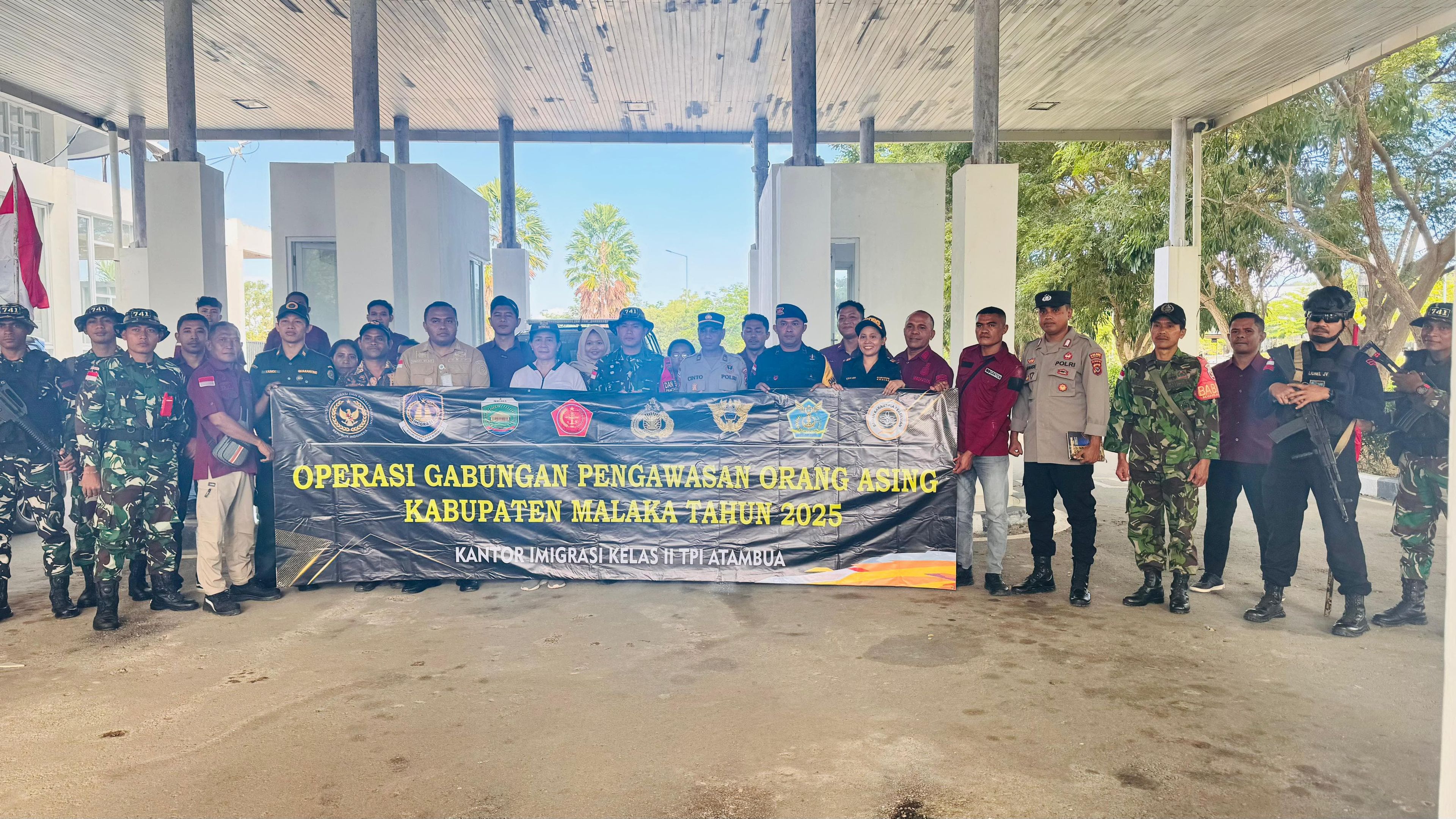 PLBN Motamasin Perkuat Pengawasan Terpadu di Perbatasan RI-RDTL Bersama TIMPORA