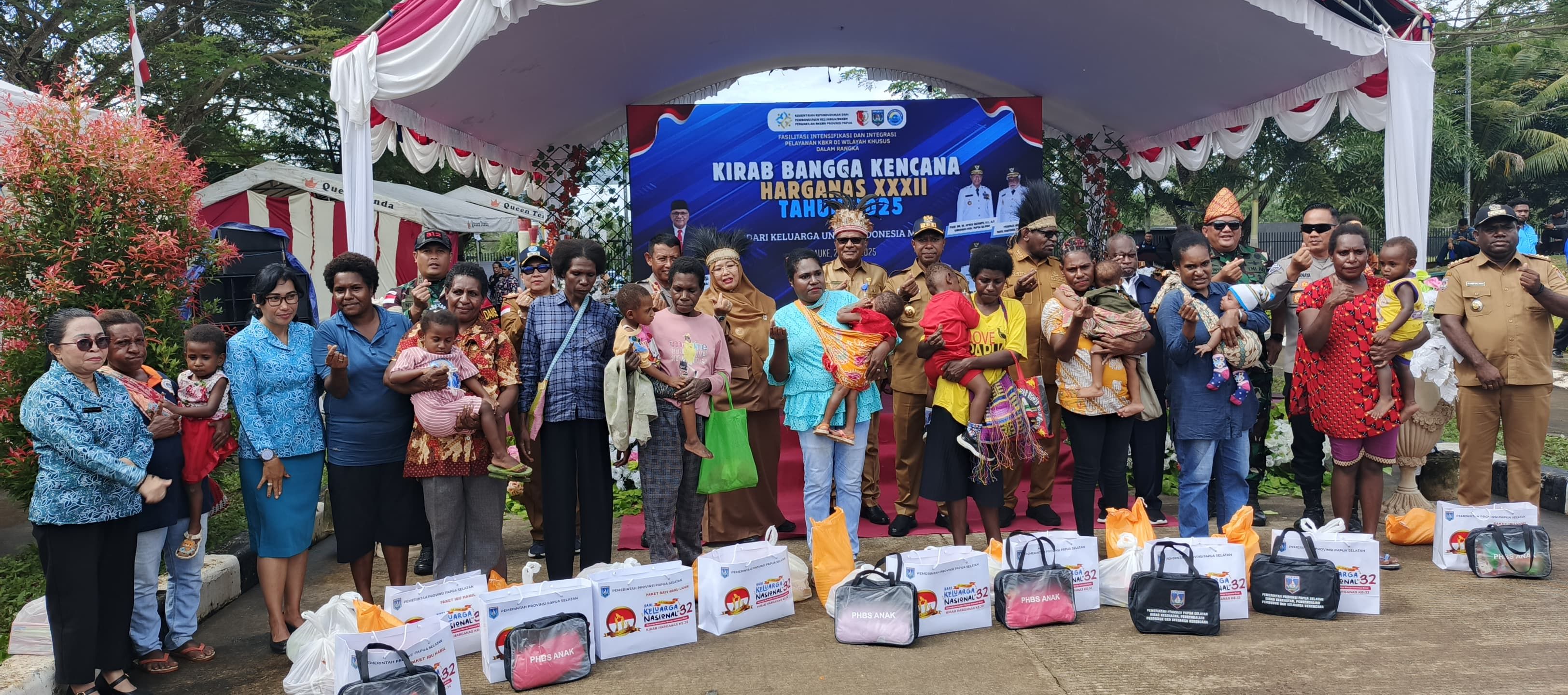 PLBN Sota Jadi Titik Puncak Peringatan Harganas ke-32, Pawai Kendaraan Keluarga Warnai Semarak Perbatasan Timur Indonesia