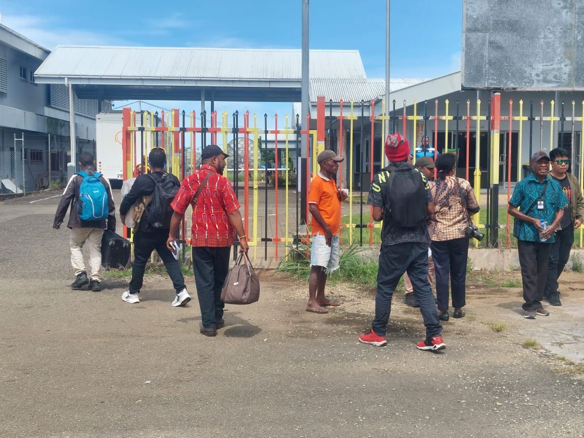 PLBN Skouw Deportasi Tiga WNA Papua Nugini karena Overstay