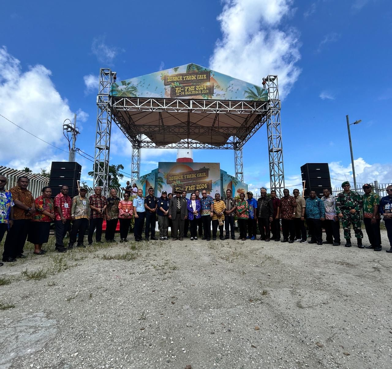 PLBN Skouw Sukses Gelar Border Trade Fair RI-PNG 2024, Pacu Ekonomi dan Potensi Kawasan Perbatasan