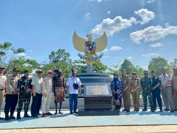 Dirjen Anggaran Kemenkeu Tinjau Pengelolaan PLBN Sota, Merauke