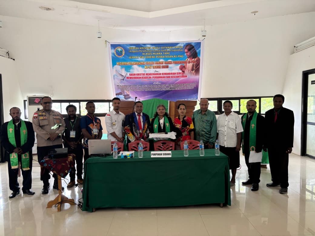 PLBN Skouw Hadiri Sidang Jemaat GKI Eirene 2025, Perkuat Sinergi Sosial dan Keagamaan di Perbatasan RI–PNG