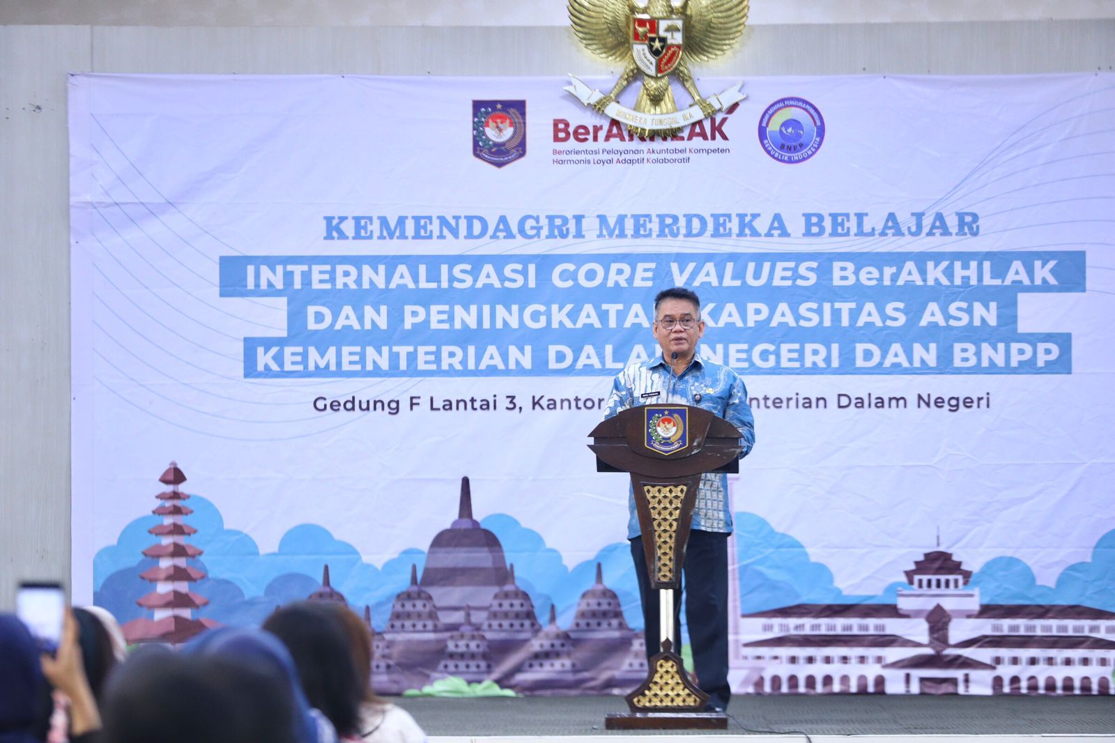 Perkuat Budaya Kerja ASN, BNPP Gelar Internalisasi Core Values BerAkhlak