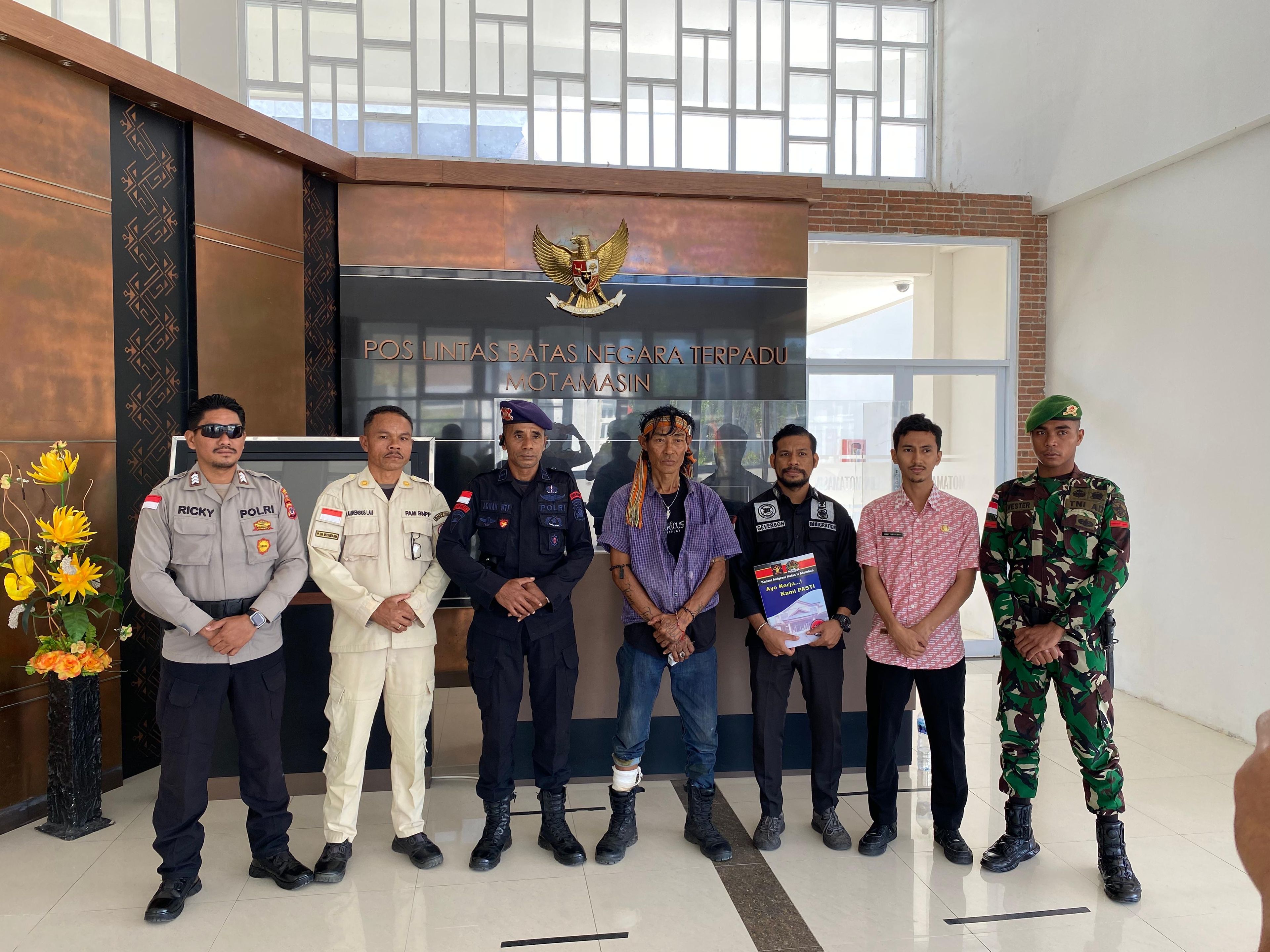 PLBN Motamasin Fasilitasi Pemulangan WNA Timor Leste Sesuai Prosedur dan Standar Keamanan