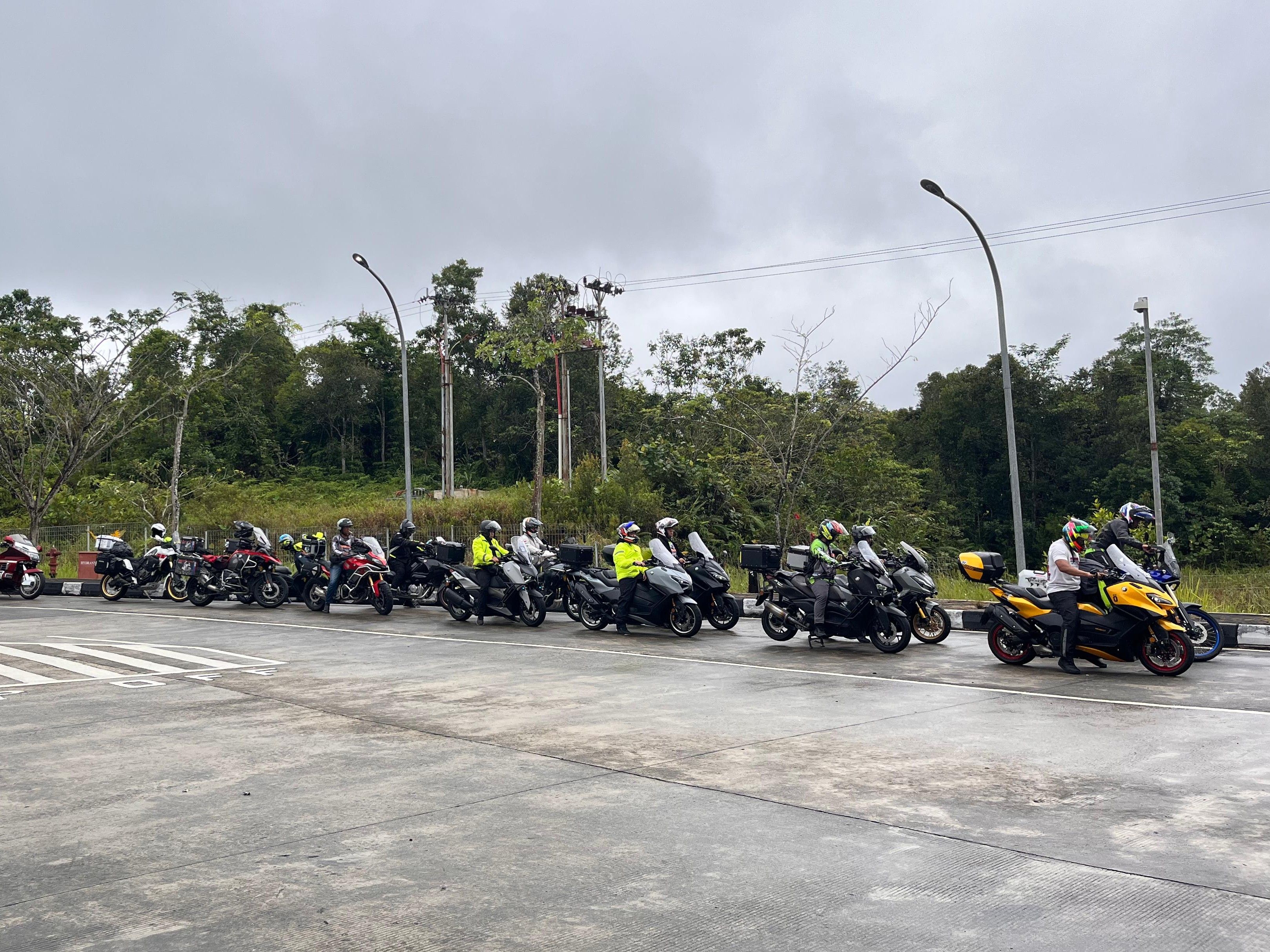 PLBN Badau Sambut Kedatangan Bikers Lintas Negara, Pererat Silaturahmi dan Promosikan Wisata Perbatasan