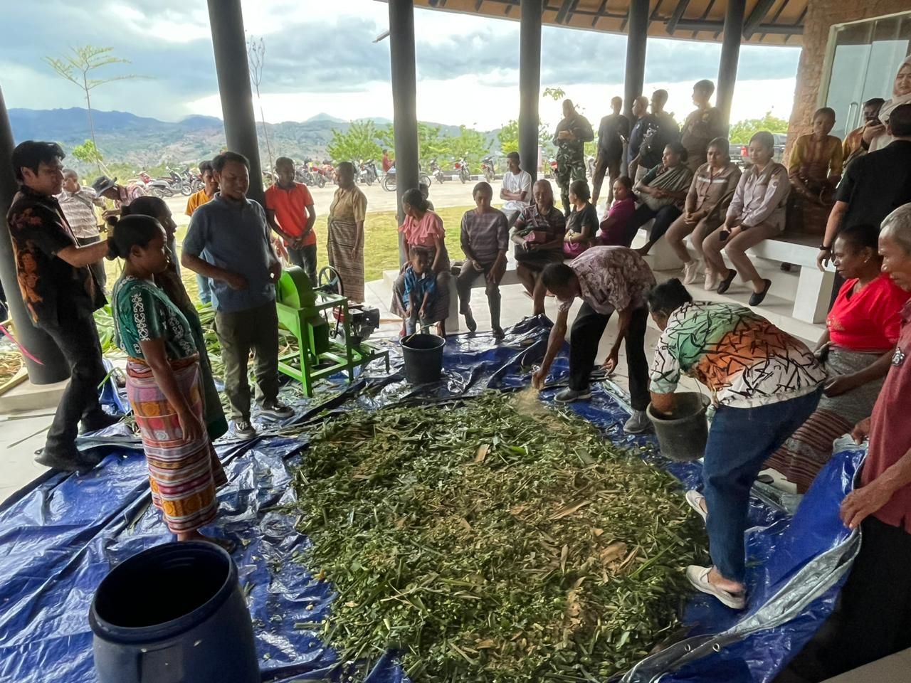 Semangat Masyarakat Kecamatan Bikoni Utara Timor Tengah Utara Mendalami Circular Farming