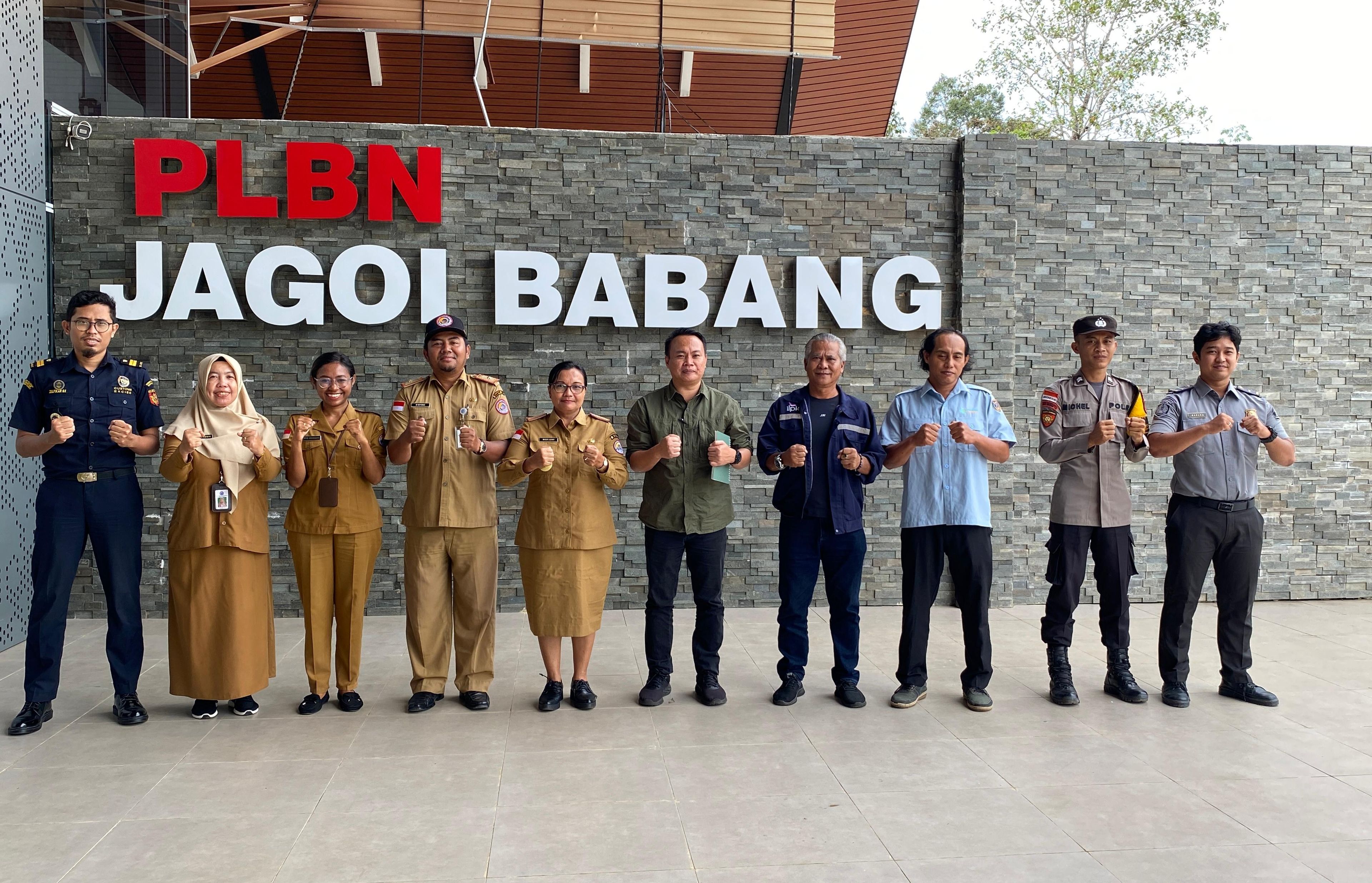 PLBN Jagoi Babang Perkuat Sinergi dengan Border Serikin melalui Pertemuan Koordinasi