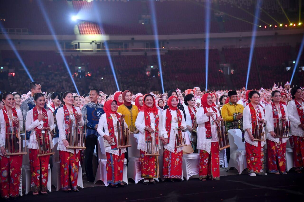 Indonesia Sukses Pecahkan Rekor Dunia untuk Pergelaran Angklung