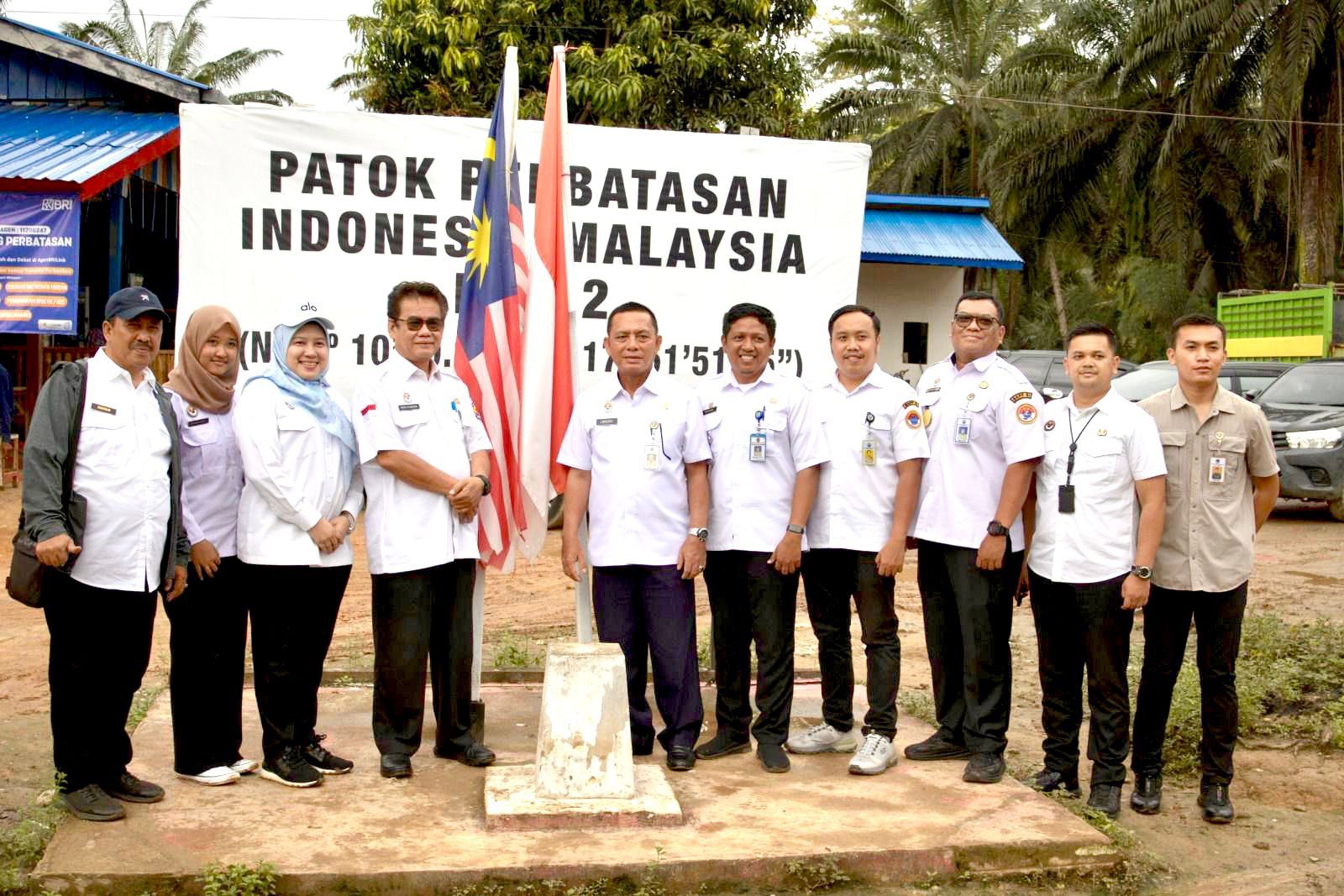 BNPP RI Lakukan Evaluasi IPKP Serta Pemetaan Infrastruktur di PLBN Sebatik