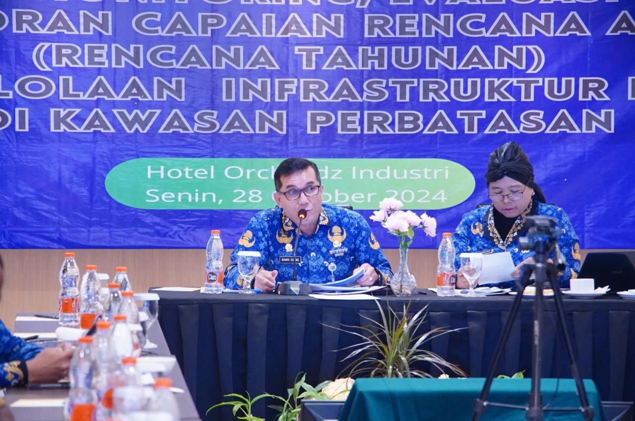 BNPP Laksanakan Evaluasi Capaian Rencana Aksi Pengelolaan Infrastruktur Fisik di Kawasan Perbatasan Tahun 2024